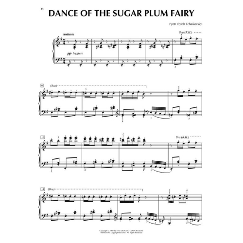 Tchaikovsky, Pyotr Ilyich - The Nutcracker Suite - Intermediate Piano Solo