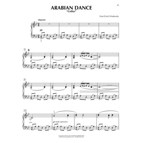 Tchaikovsky, Pyotr Ilyich - The Nutcracker Suite - Intermediate Piano Solo