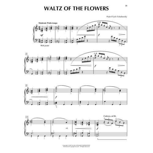 Tchaikovsky, Pyotr Ilyich - The Nutcracker Suite - Intermediate Piano Solo