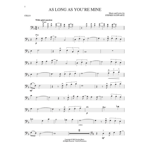 Hal Leonard Instrumental Play-Along: Wicked (Cello)