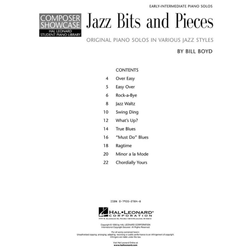 Composer Showcase: Bill Boyd - Jazz Bits And Pieces