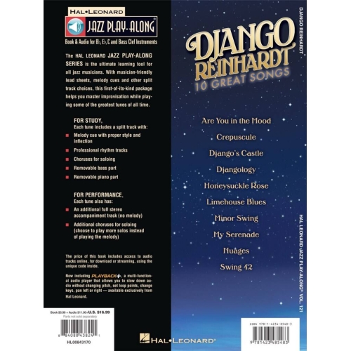 Jazz Play-Along Volume 121: Django Reinhardt