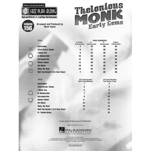 Thelonious Monk - Early Gems