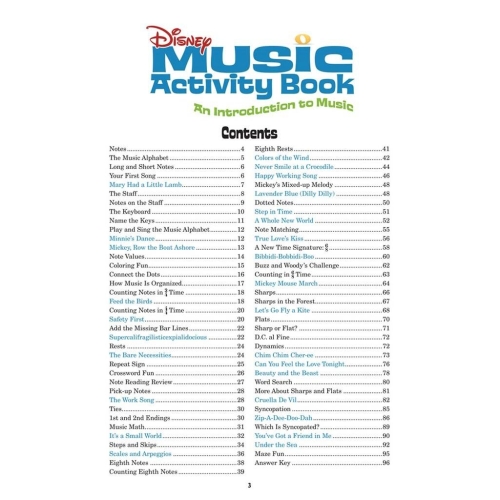 Disney Music Activity Book