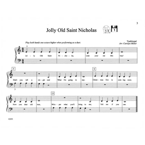 Teaching Little Fingers to Play Christmas Carols