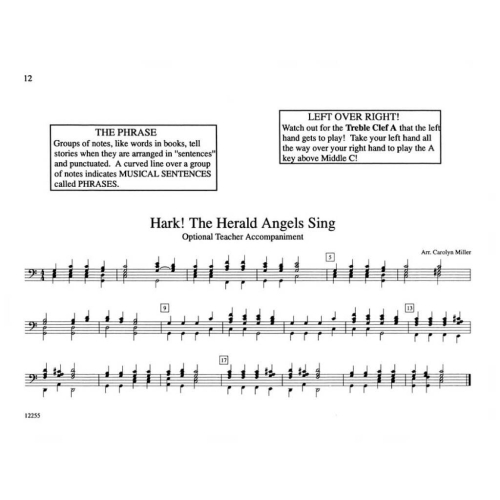 Teaching Little Fingers to Play Christmas Carols