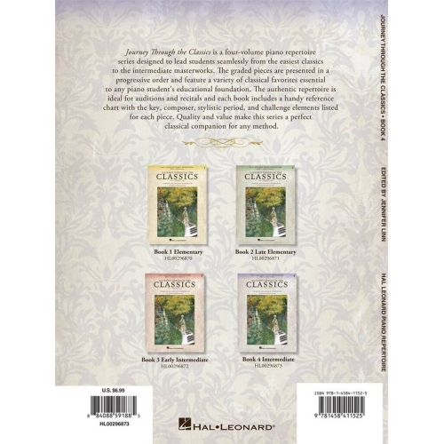 Journey Through the Classics: Book 4 Intermediate