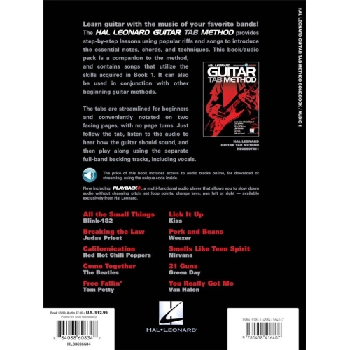 Hal Leonard Guitar Tab Method Songbook 1