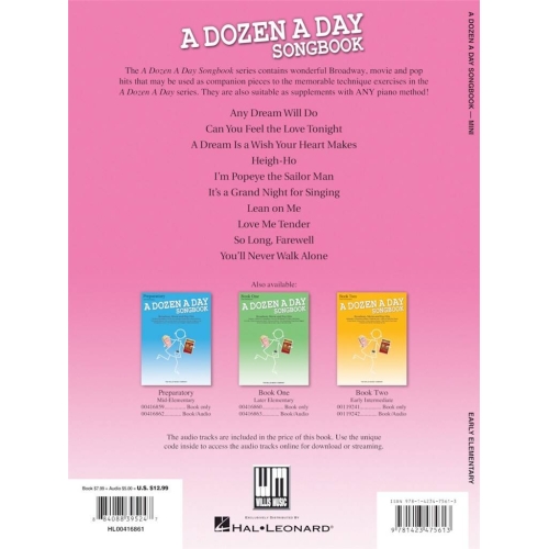 A Dozen a Day Songbook - Mini