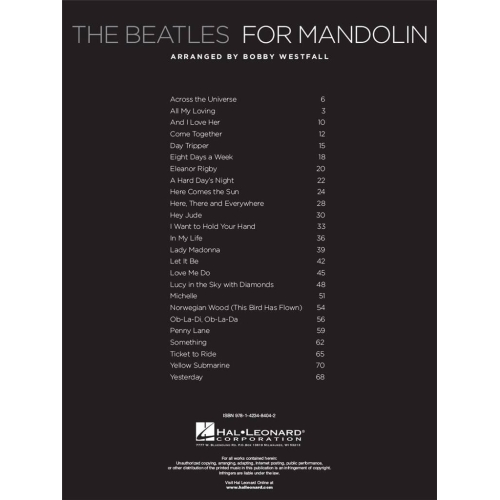 The Beatles for Mandolin