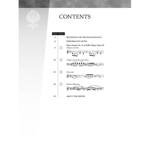 Beethoven: Sonata No. 11 in B-flat Major, Opus 22