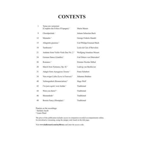 Solos for the Viola Player