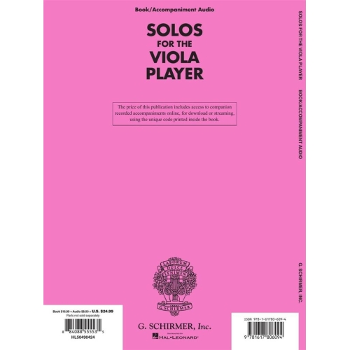 Solos For The Viola Player