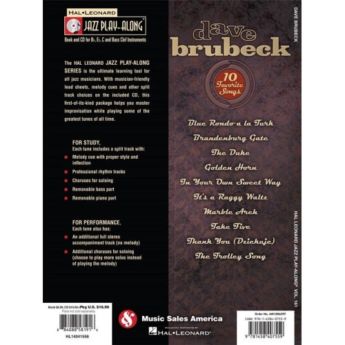 Dave Brubeck: 10 Favorite Songs
