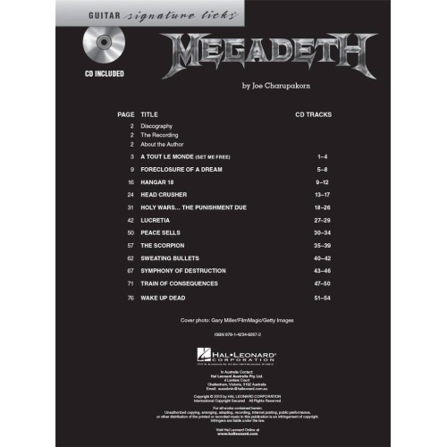 Megadeth - Signature Licks