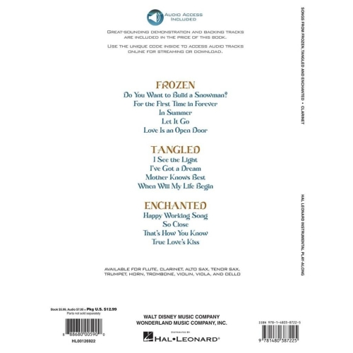 Songs from Frozen, Tangled and Enchanted