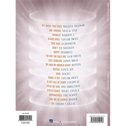 Chart Hits of 2014-2015 - Strum & Sing Guitar