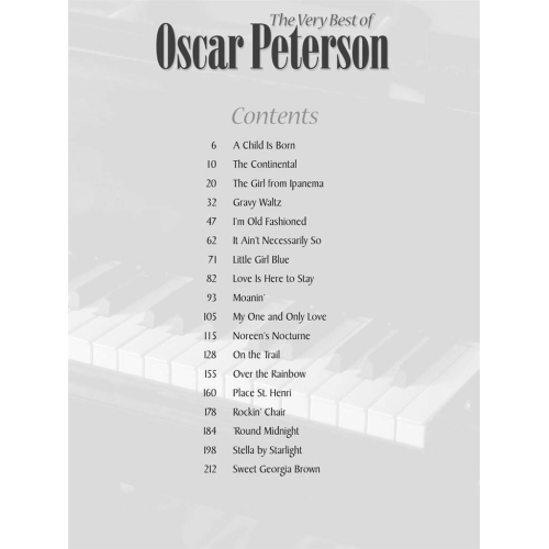 Peterson, Oscar - The Very Best of... (Transcripts)