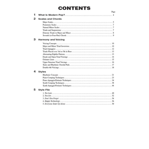 Harrison, Mark - Modern Pop Keyboard