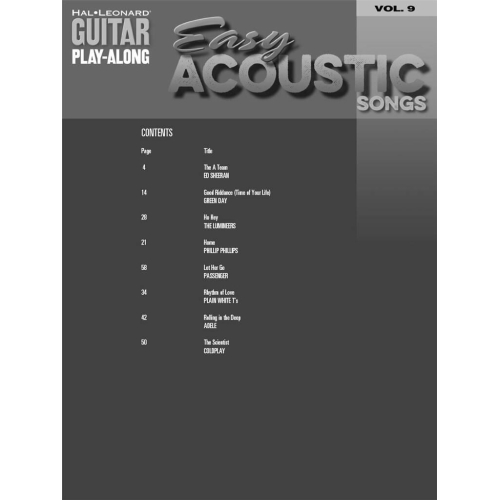 GPA9: Easy Acoustic Songs