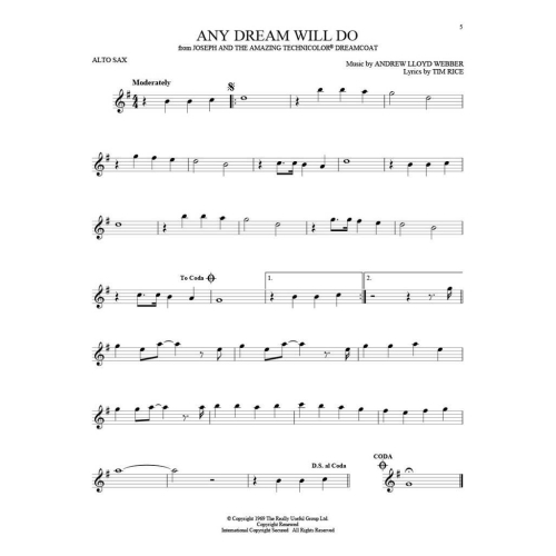 101 Broadway Songs (Alto Saxophone)