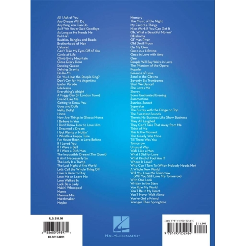 101 Broadway Songs for Alto Sax