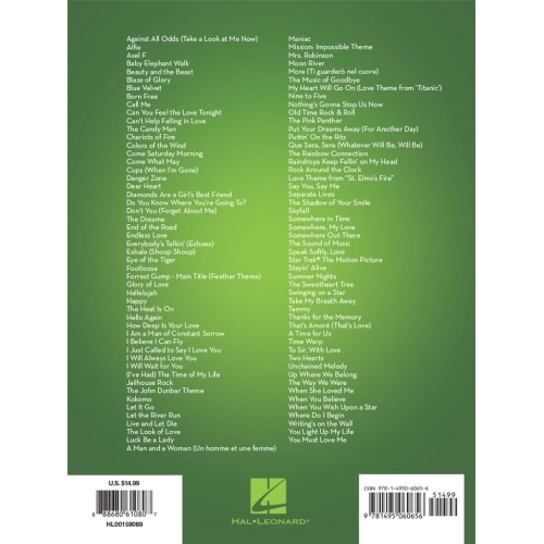 101 Movie Hits for Alto Sax