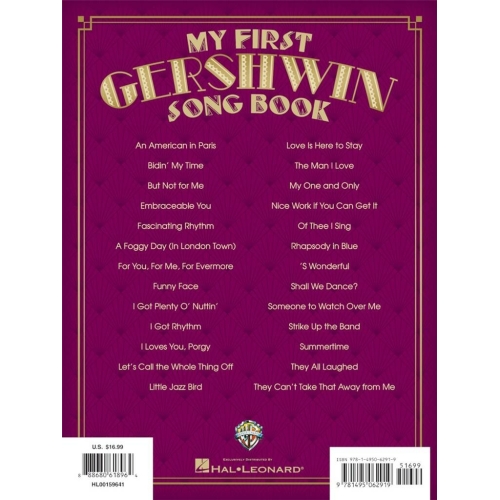 Gershwin, George - My First Gershwin Song Book