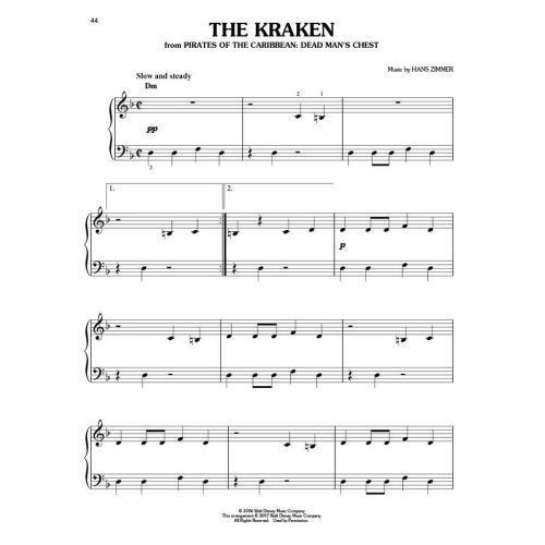 Pirates of the Caribbean: Easy Piano Songbook