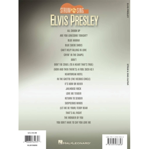 Elvis Presley - Strum and Sing Guitar