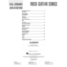 Rock Guitar Songs (Hal Leonard Guitar Method)