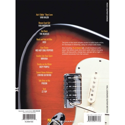 Rock Guitar Songs (Hal Leonard Guitar Method)