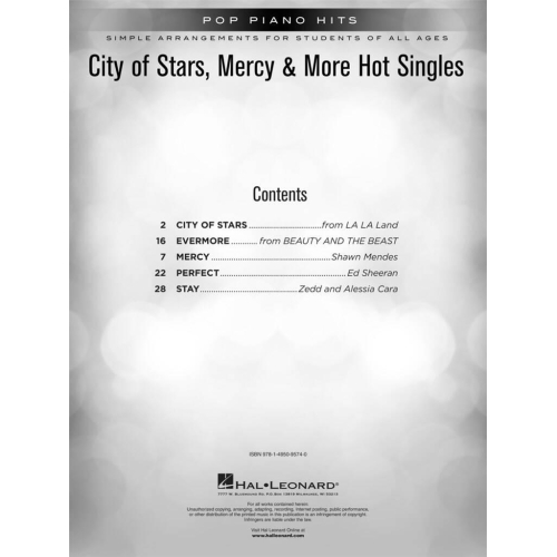 City of Stars, Mercy & More Hot Singles