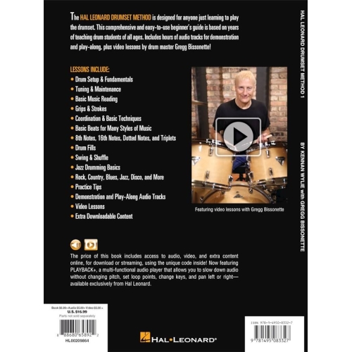Wylie & Bissonette - Hal Leonard Drumset Method - Book 1