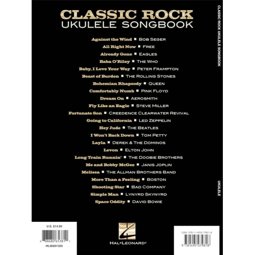 Classic Rock Ukulele Songbook
