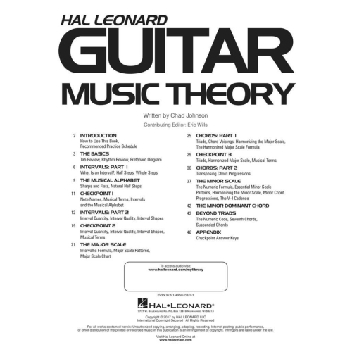 Johnson, Chad - Hal Leonard Guitar Music Theory