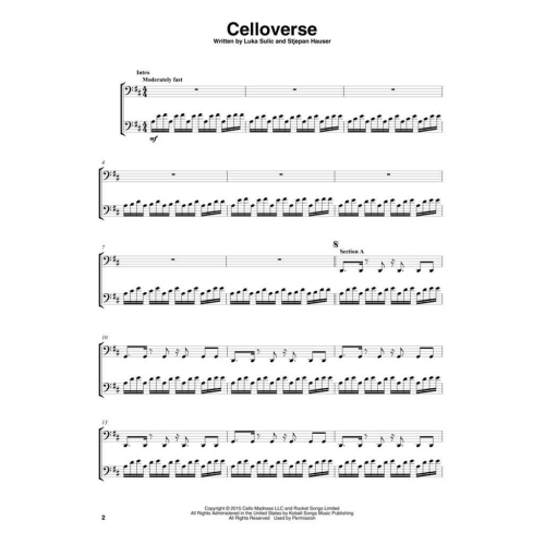 2Cellos - Sheet Music Collection