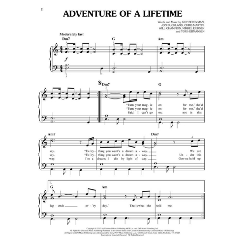 Popular Sheet Music - 30 Hits from 2015-2017