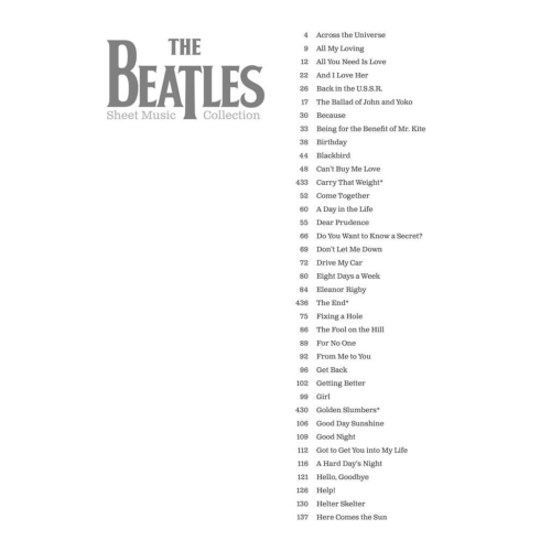 The Beatles Sheet Music Collection