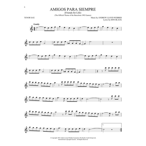The Songs of Andrew Lloyd Webber