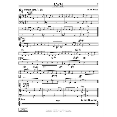 The Pat Metheny Real Book