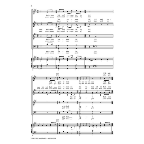 Frozen: Choral Suite (Arr. Roger Emerson) SATB