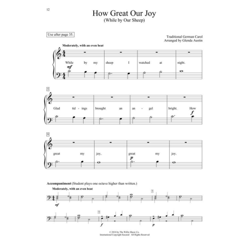 Austin, Glenda - Step by Step Christmas Songbook - Book 1