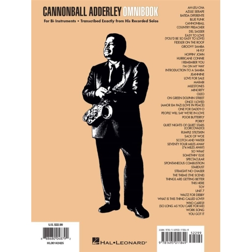Cannonball Adderley - Omnibook