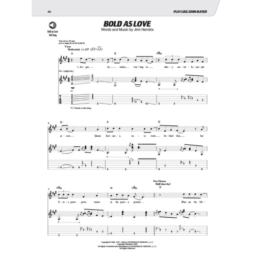 Play like John Mayer