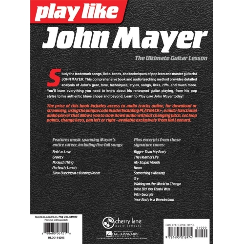 Play Like John Mayer: The Ultimate Guitar Lesson (Book/Online Audio)