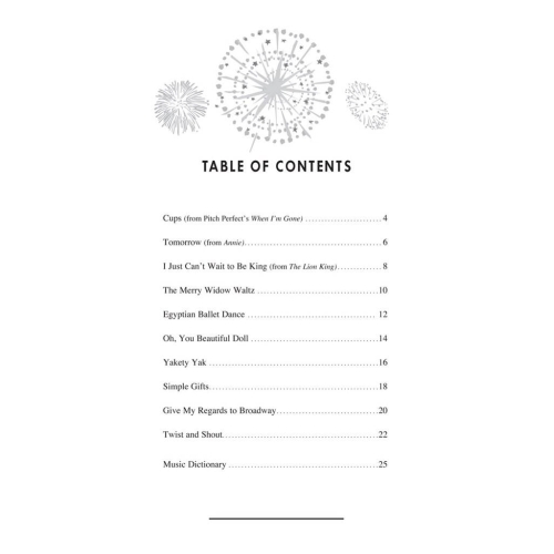 Selections from ShowTime Piano, Level 2A