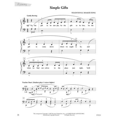 Selections from ShowTime Piano, Level 2A