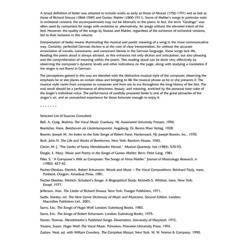 The Lieder Anthology
