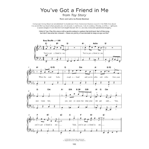 Really Easy Piano: 40 Disney Songs